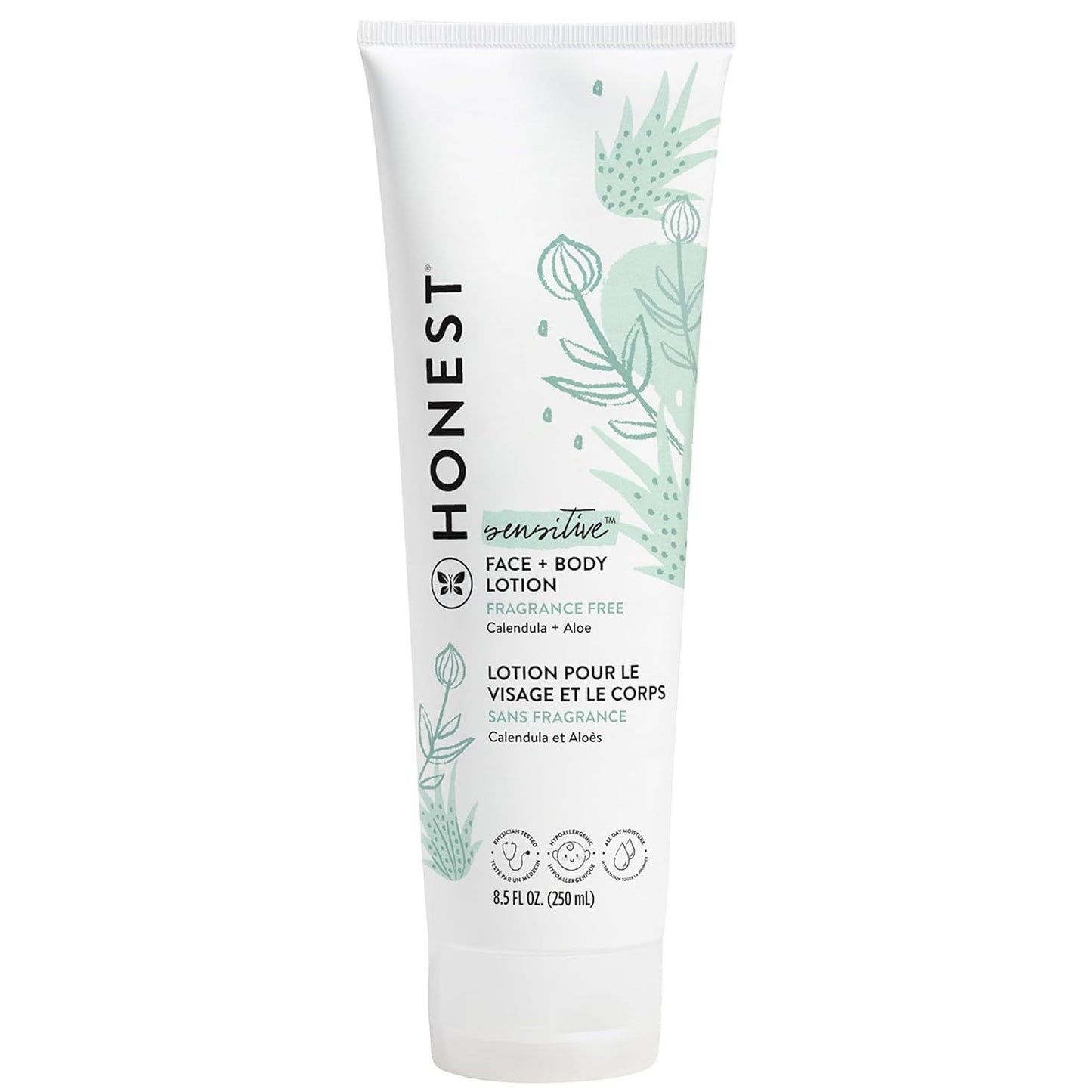 The Honest Company Hydrating Face + Body Lotion, Fragrance Free