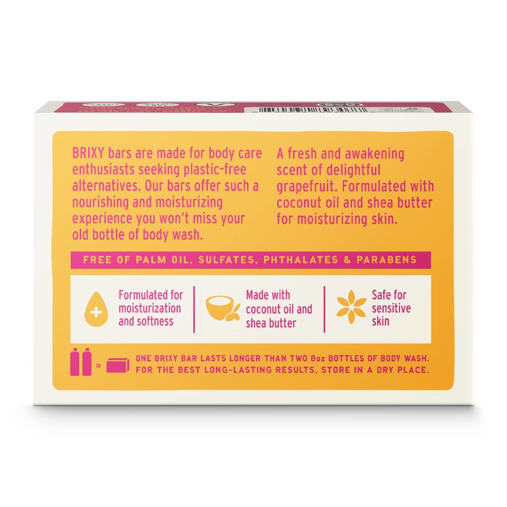 BRIXY Body Wash Bar - Citrus