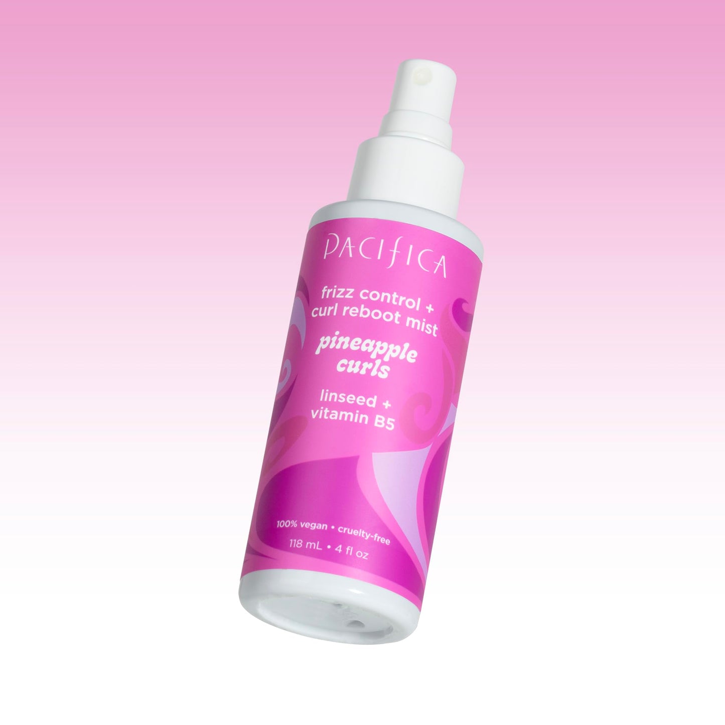 Pacifica Pineapple Curls Frizz Control Spray & Curly Hair Reboot 4 oz