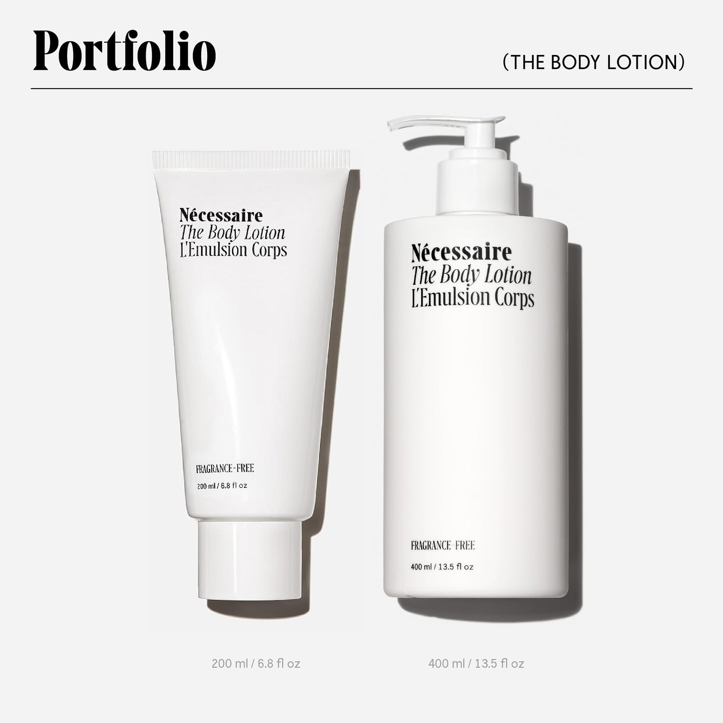 Nécessaire The Body Lotion Fragrance-Free
