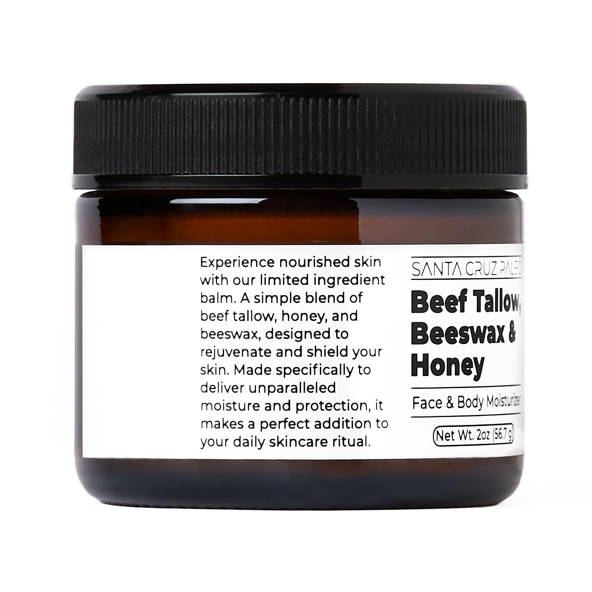 Santa Cruz Paleo Beef Tallow, Organic Beeswax and Organic Honey