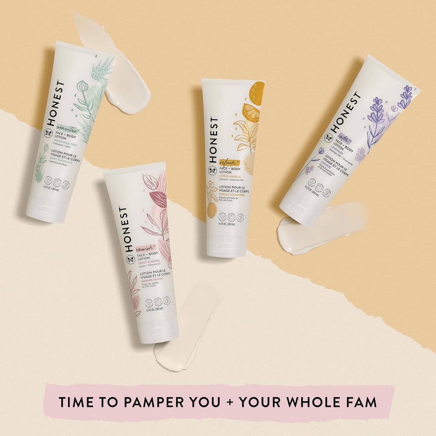 The Honest Company Hydrating Face + Body Lotion, Fragrance Free
