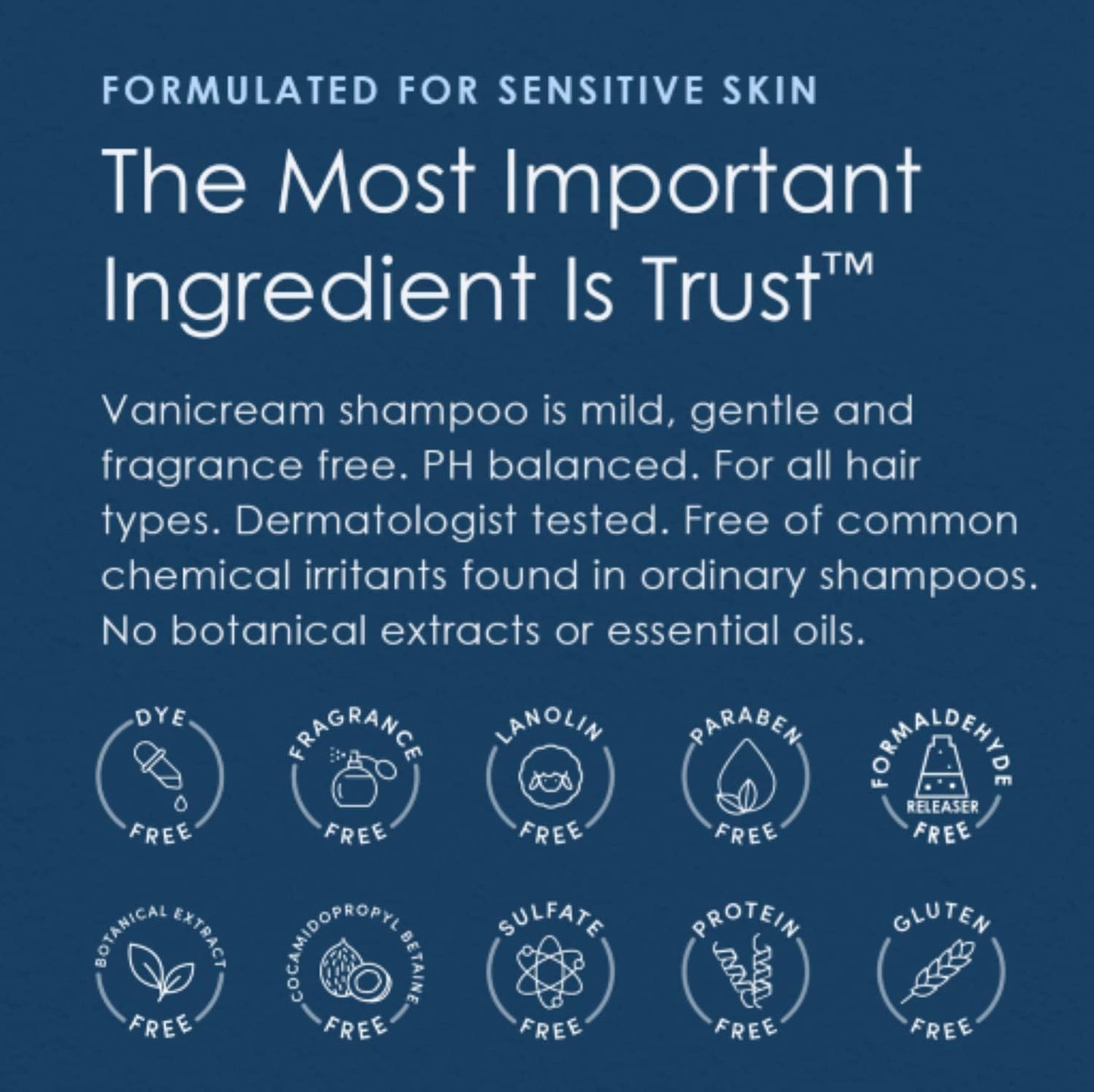 Vanicream Shampoo For Sensitive Skin 12 fl. oz Pack of 3