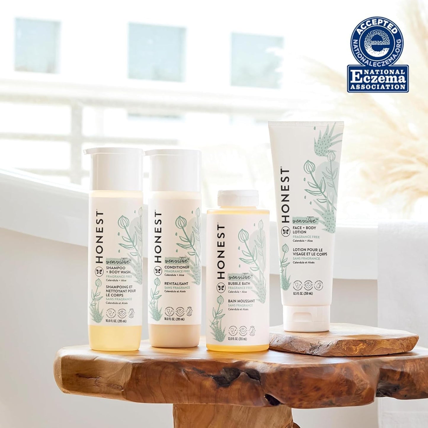The Honest Company Hydrating Face + Body Lotion, Fragrance Free