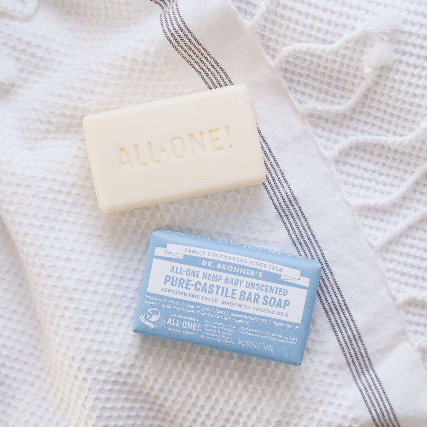 Dr. Bronner's - Pure-Castile Bar Soap, Baby Unscented
