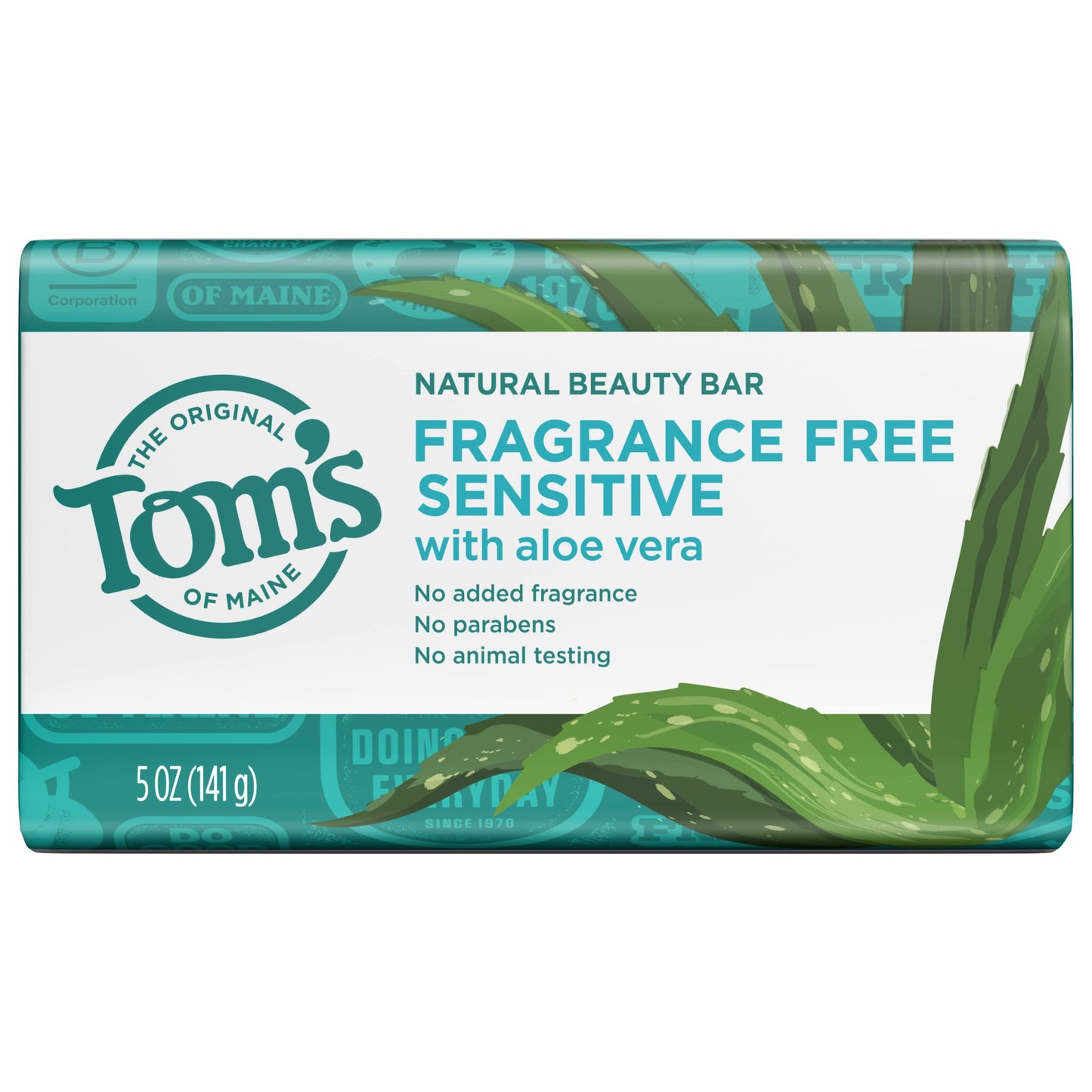 Tom's of Maine Sensitive Skin With Aloe Vera, Fragrance-Free