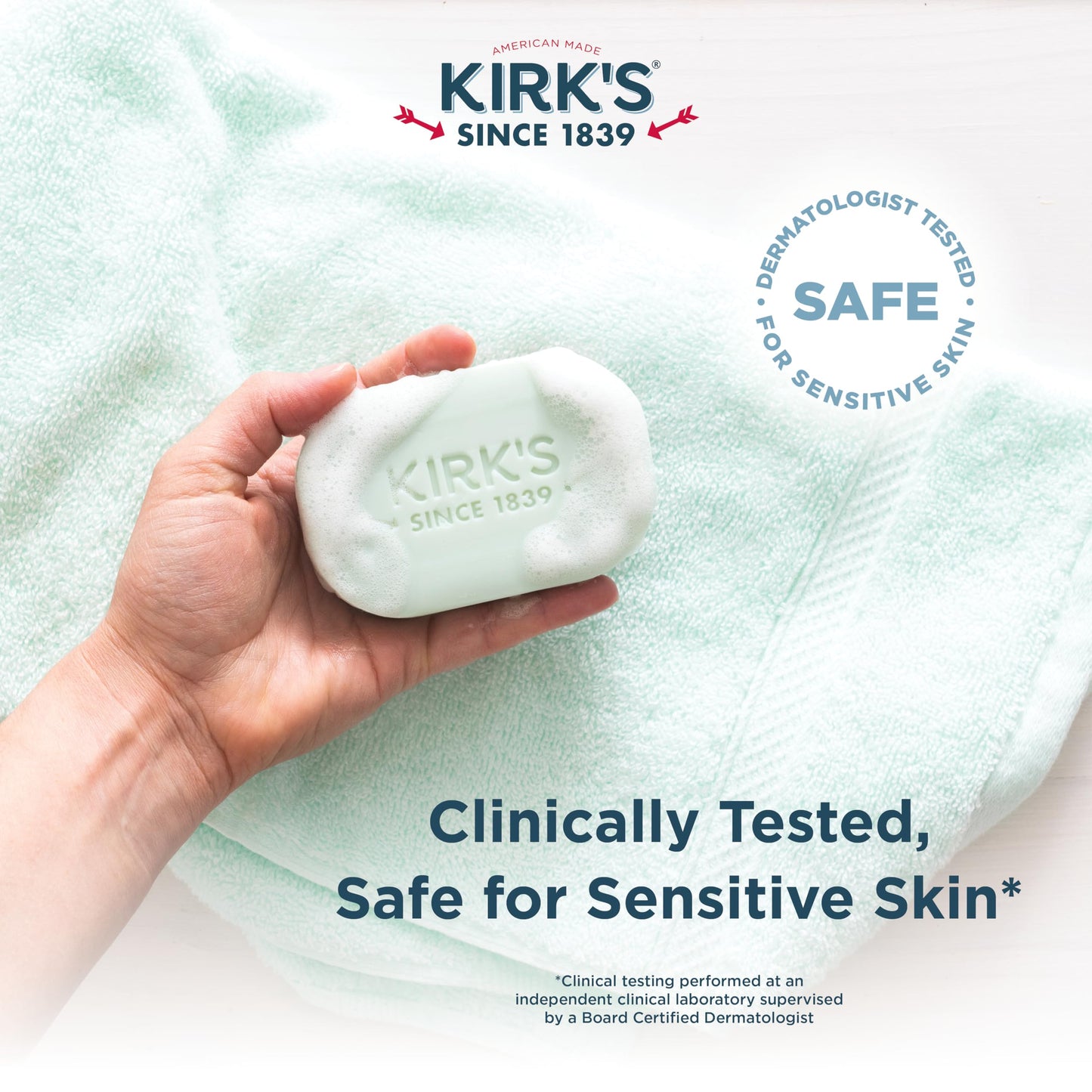 Kirk's Castile Bar Soap, Aloe Vera, 6 Pack