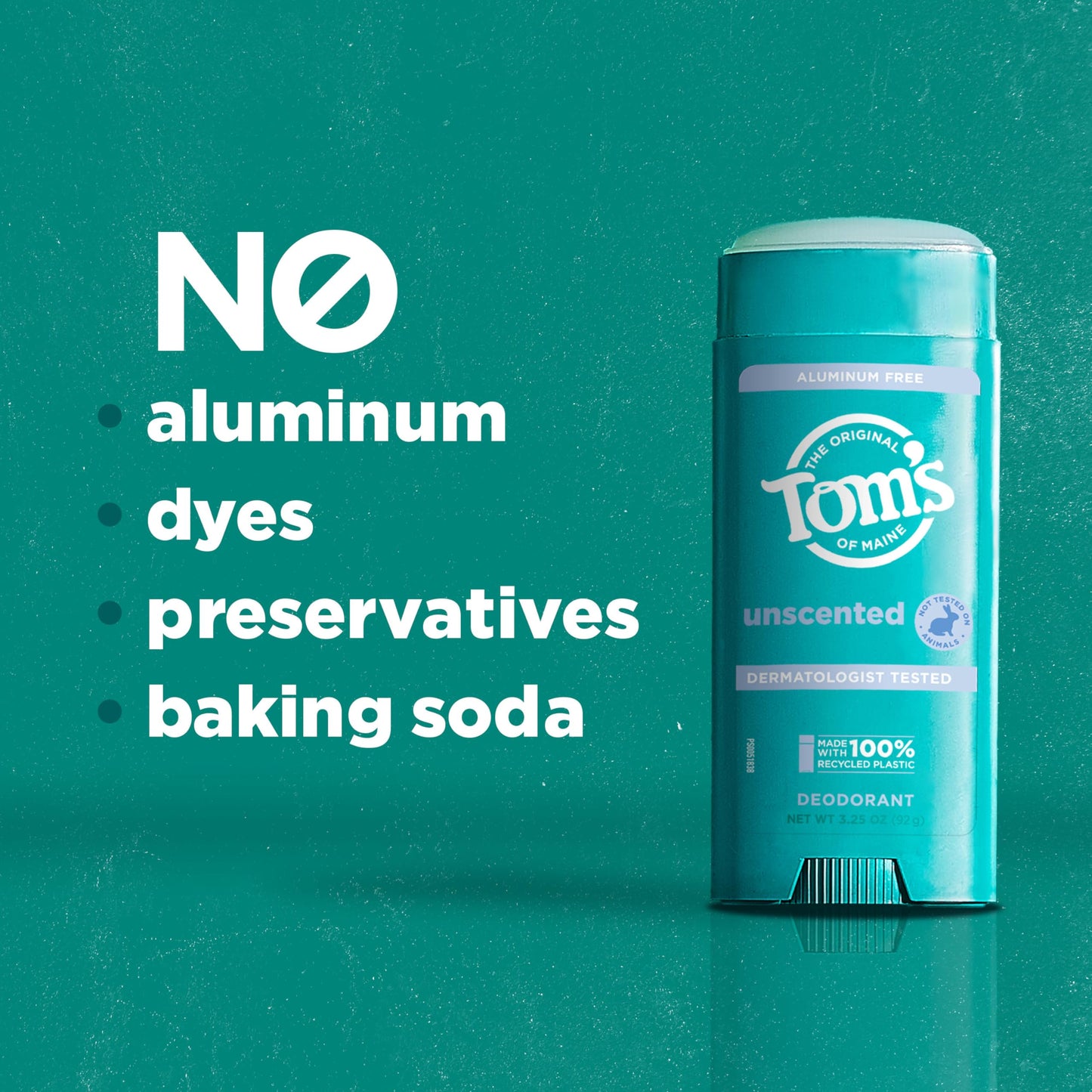 Tom’s of Maine Unscented Natural Deodorant for Women and Men, Aluminum Free