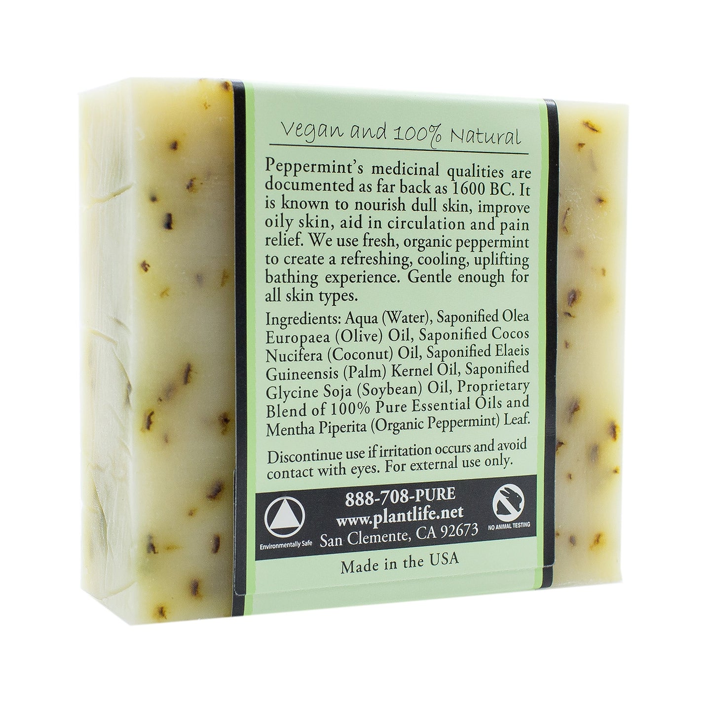 Plantlife Peppermint Bar Soap
