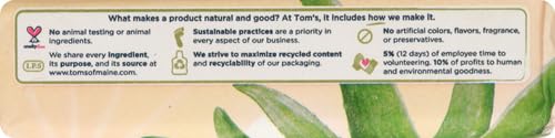 Tom's of Maine Sensitive Skin With Aloe Vera, Fragrance-Free, Pack of 3