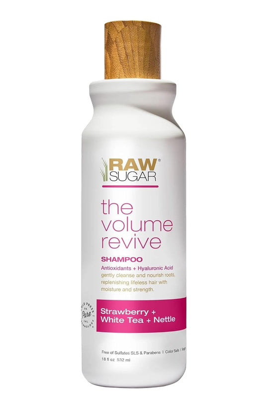 Raw-Sugar Volume Revive Shampoo with Strawberry and Antioxidants 18 fl oz.