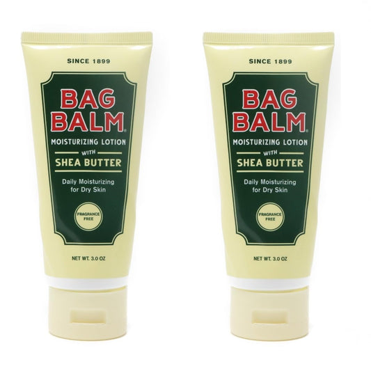 Bag Balm Hand & Body Lotion with Shea Butter - Fragrance-Free, 2 Pack