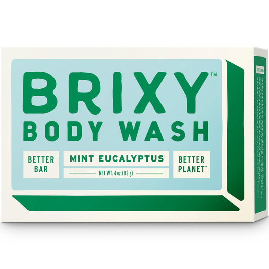 BRIXY Body Wash Bar - Mint Eucalyptus