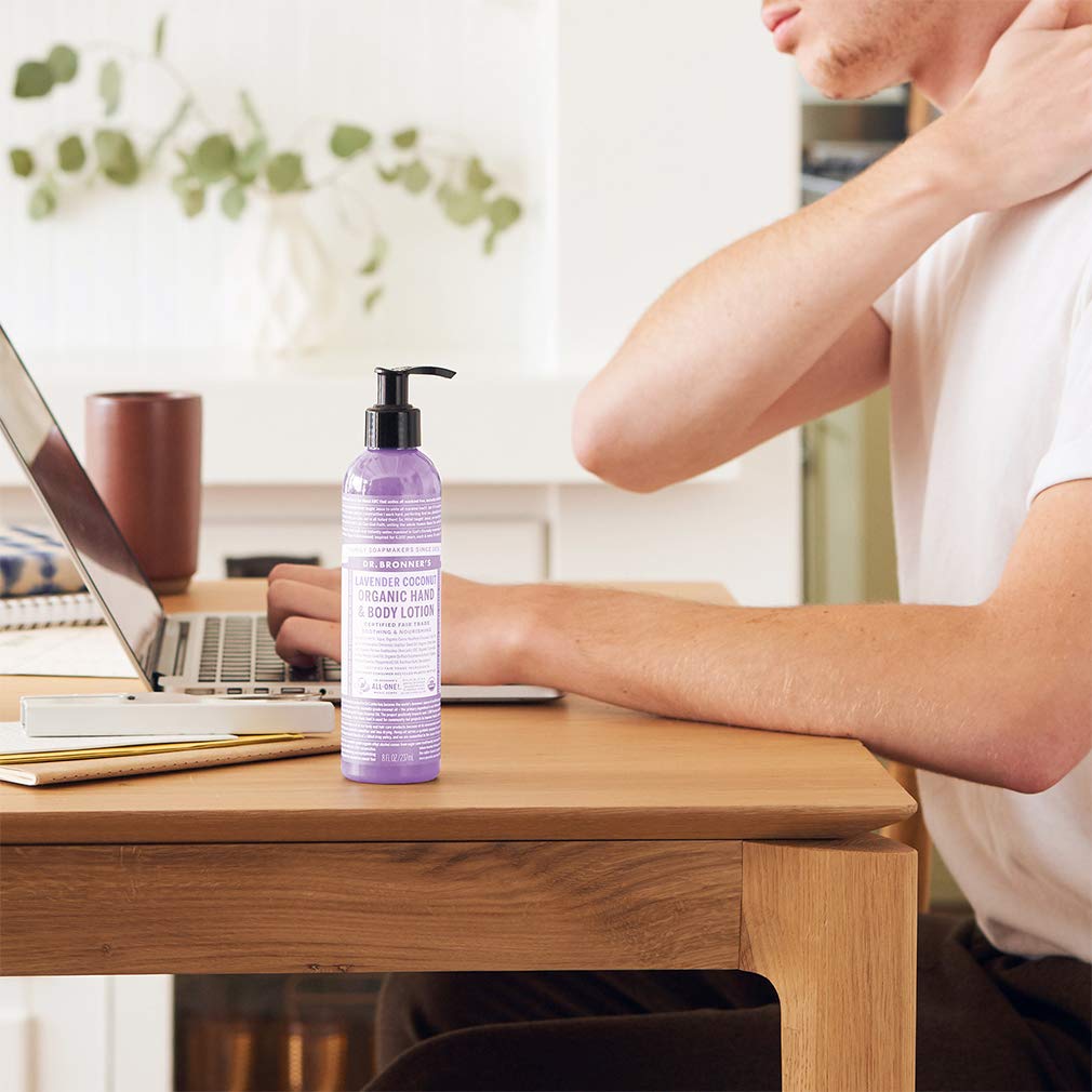Dr. Bronner's - Body Lotion and Moisturizer, Lavender Coconut
