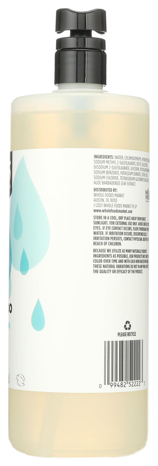 365 By Whole Foods Market  Shampoo Unscented 32 fl. oz