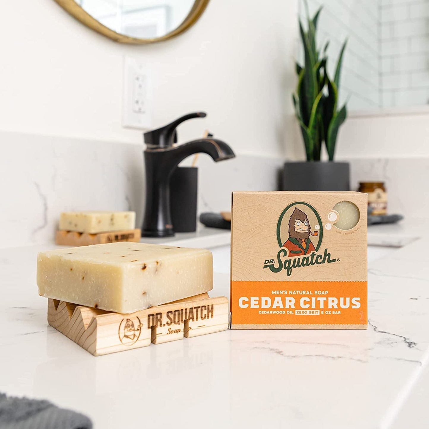 Dr. Squatch Bar Soap - Cedar Citrus, Pack of 3