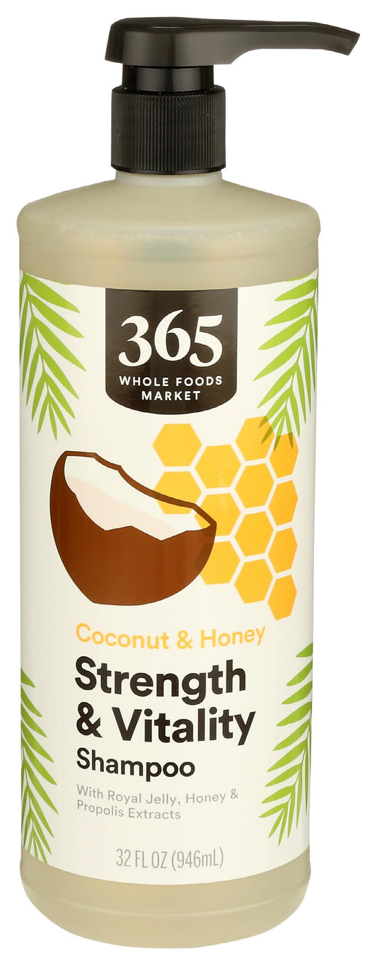 365 by Whole Foods Market Strength & Vitality Shampoo Coconut & Honey 32 fl. oz