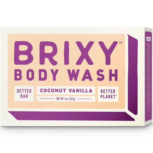 BRIXY Body Wash Bar - Coconut Vanilla