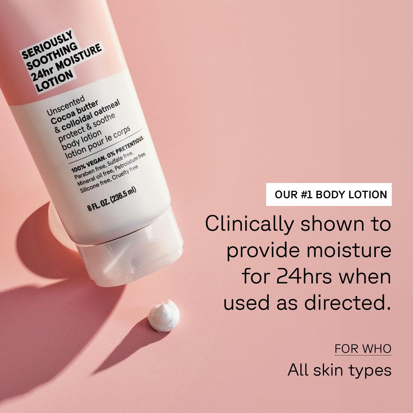 Acure 24HR Moisturizing Lotion, Fragrance-Free