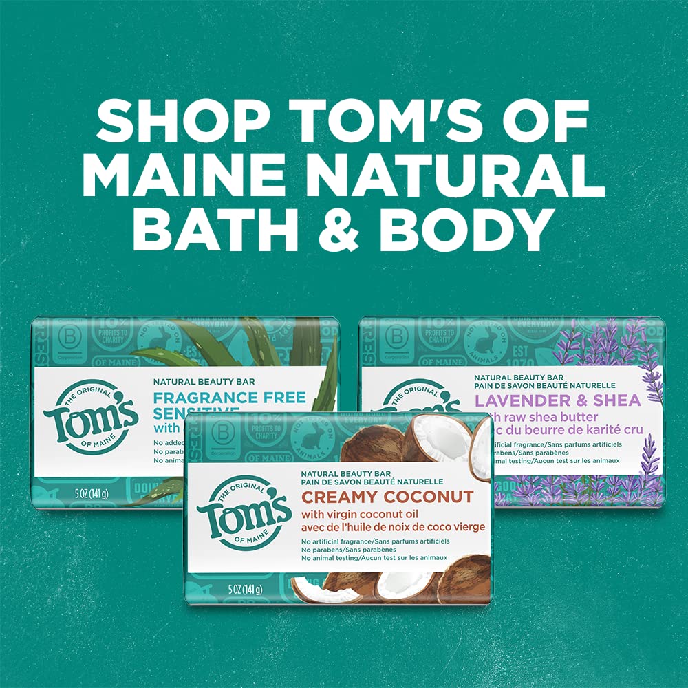 Tom's of Maine Sensitive Skin With Aloe Vera, Fragrance-Free, Pack of 3