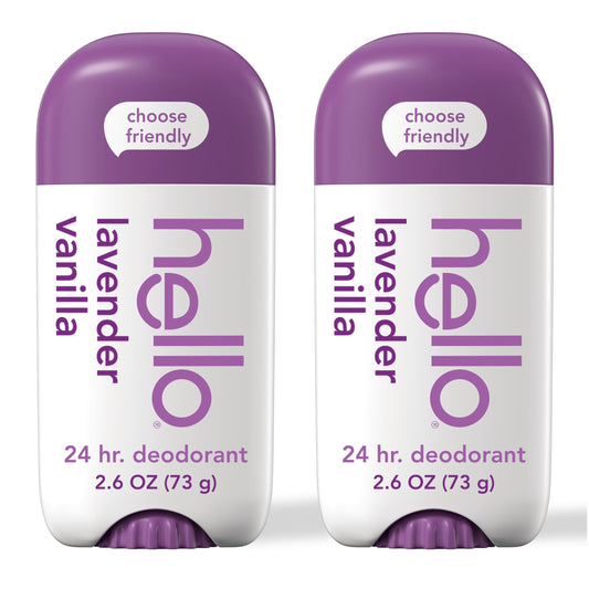 hello Lavender Vanilla Deodorant 2 Pack
