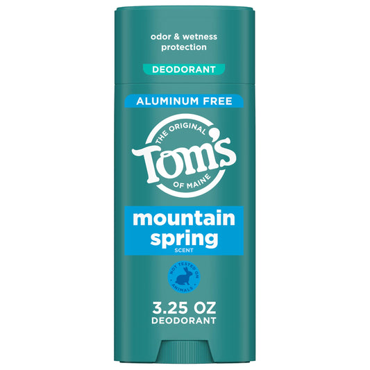 Tom’s of Maine Mountain Spring Natural Deodorant for Men and Women