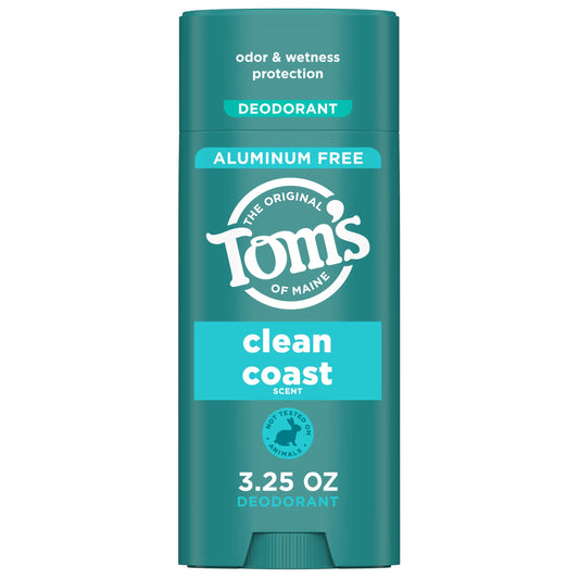 Tom’s of Maine Clean Coast Aluminum Free Natural Deodorant For Women & Men