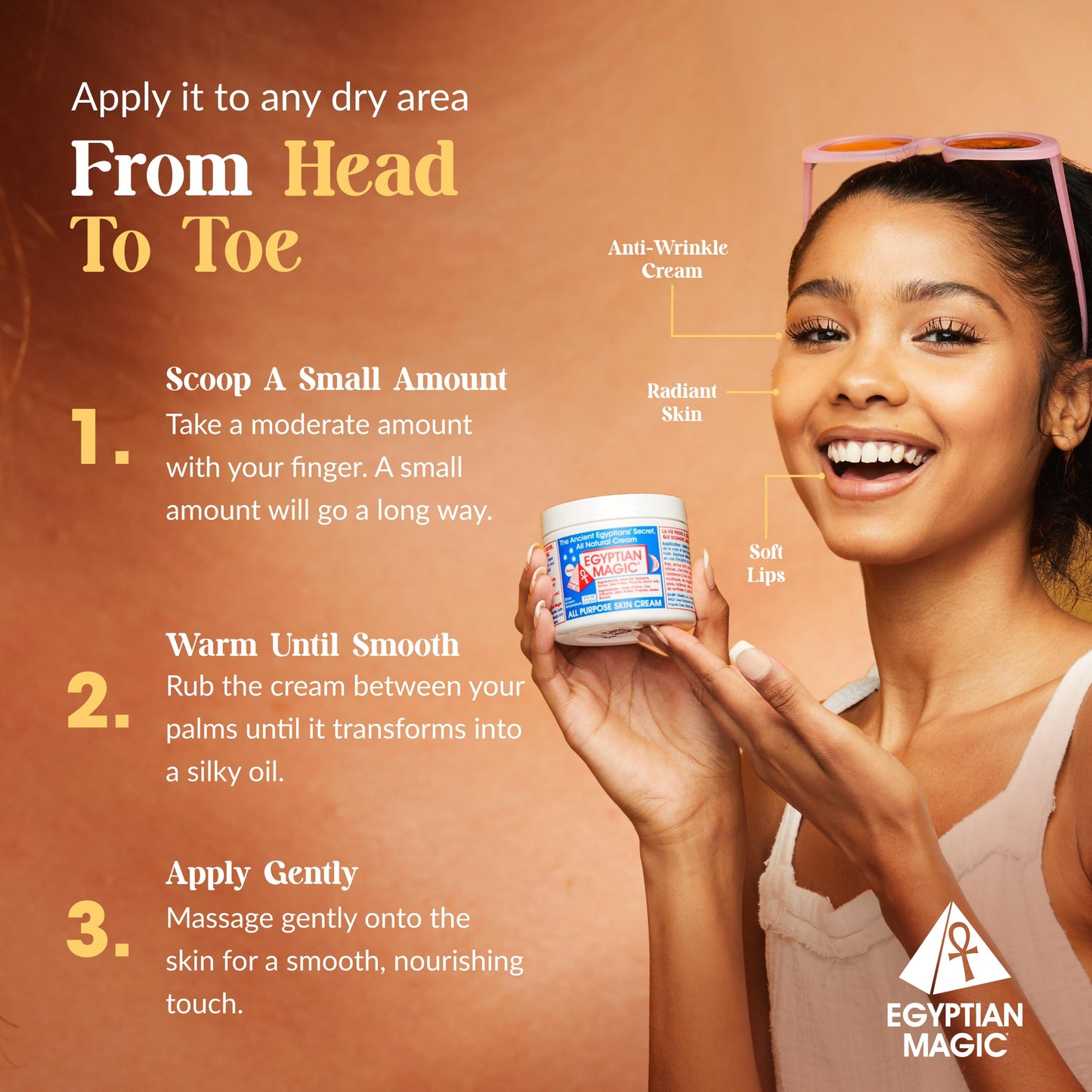 Egyptian Magic - All Purpose Face, Body, and Dry Skin Moisturizing Cream