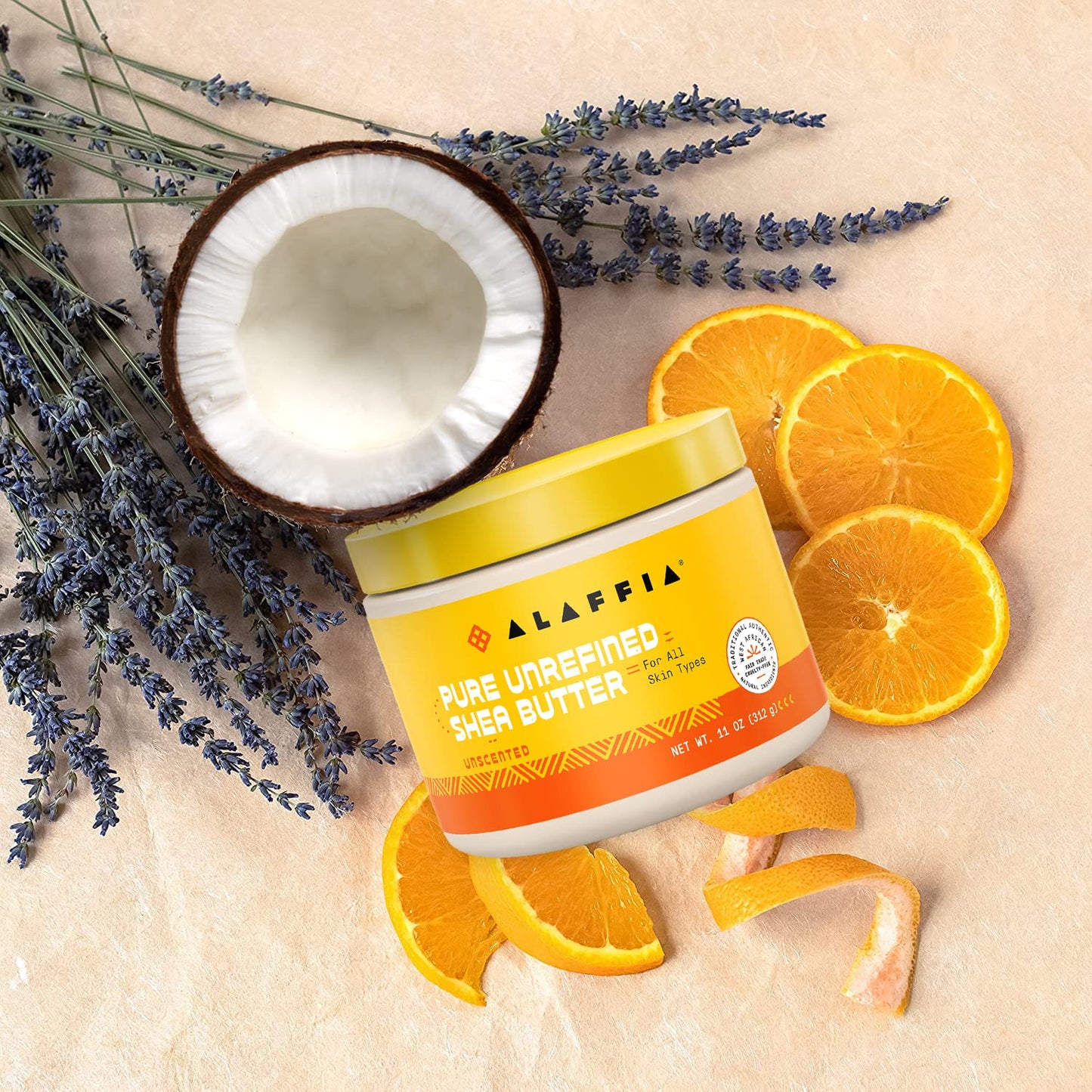 Alaffia Pure Unrefined Shea Butter, Unscented