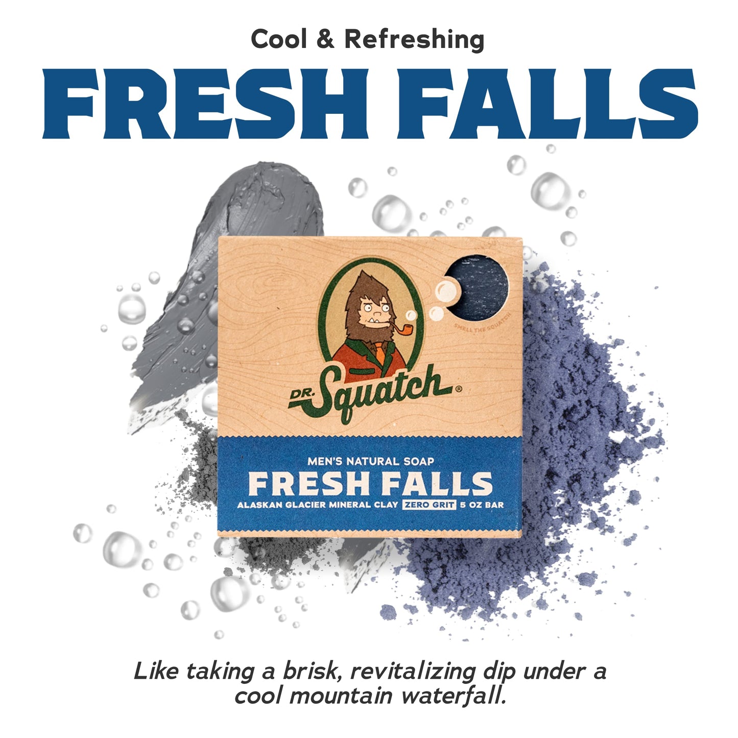 Dr. Squatch Bar Soap - Fresh Falls, Pack of 5