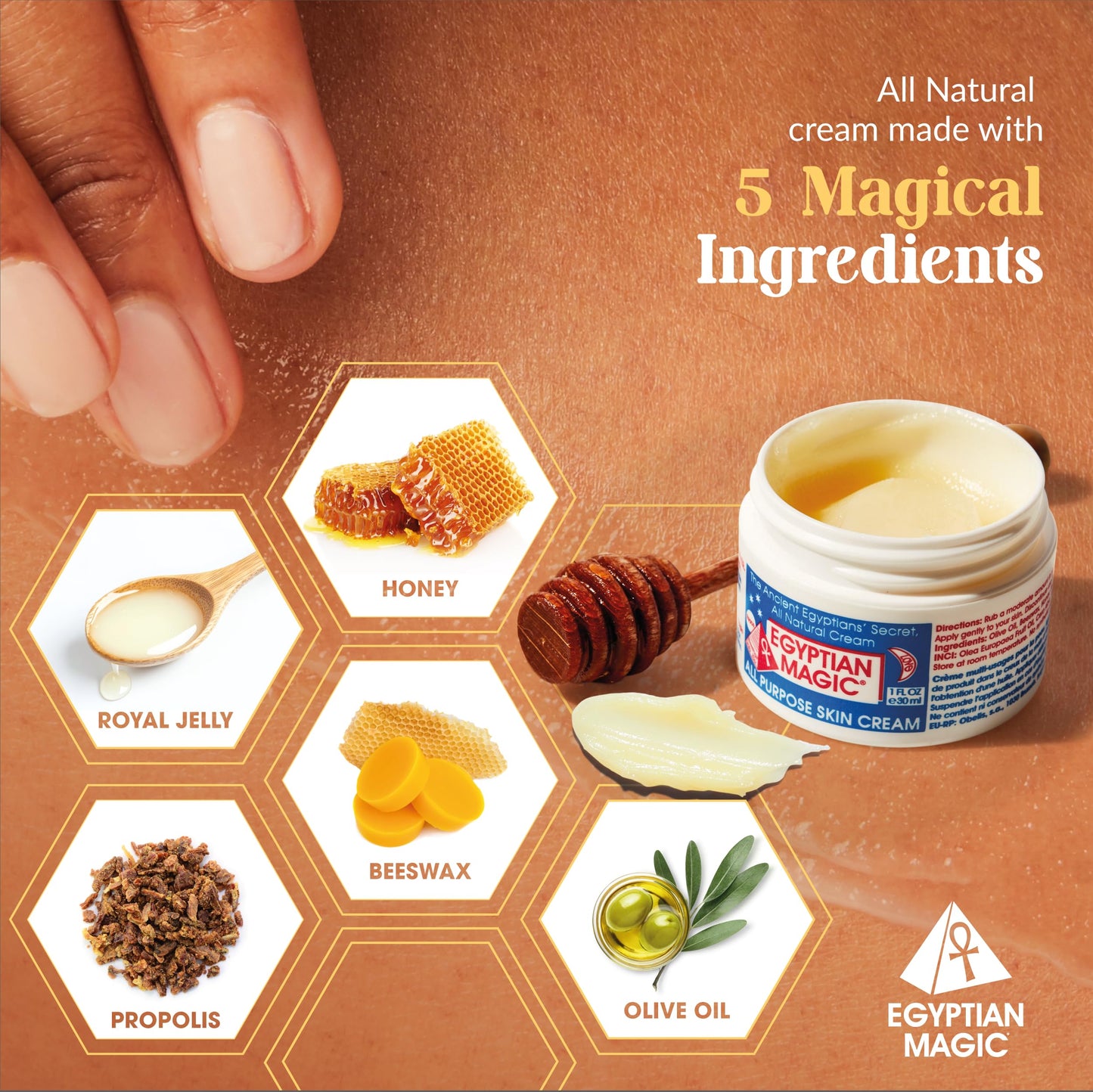 Egyptian Magic - All Purpose Face, Body, and Dry Skin Moisturizing Cream